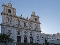 La façade de l'église du monastère