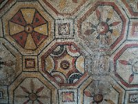 Panneau mural de mosaïque de la salle cruciforme (détail)