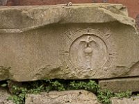 Sculpture sur une pierre du temple d'Apollon Sosiano