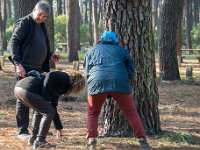 Aux champignons  Je trouve qu'il ne se baisse pas trop Yves !