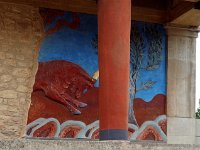 Fresque murale du taureau