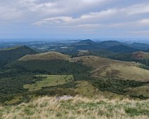 La chaîne des Puys vers le nord