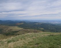 La chaîne des puys vers le nord- vue générale