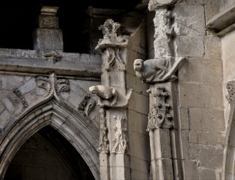 La façade nord, détail