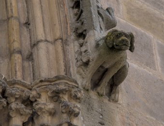 La façade nord, détail