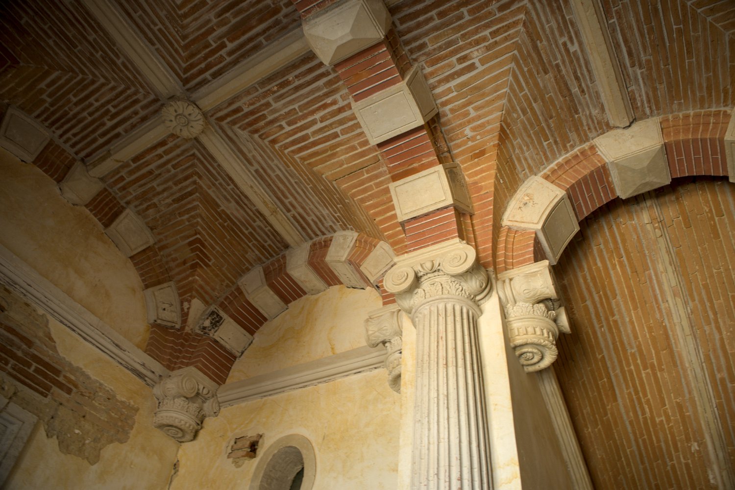 Détail des voutes de la cage d'escalier