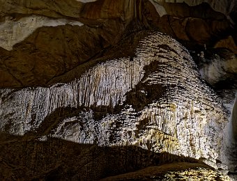Amphithéâtre - Coulées de calcites