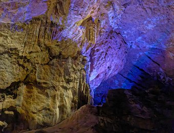 Galerie du cimetière - Concrétions
