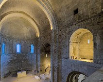 L'abside vue de la tribune des chanoines