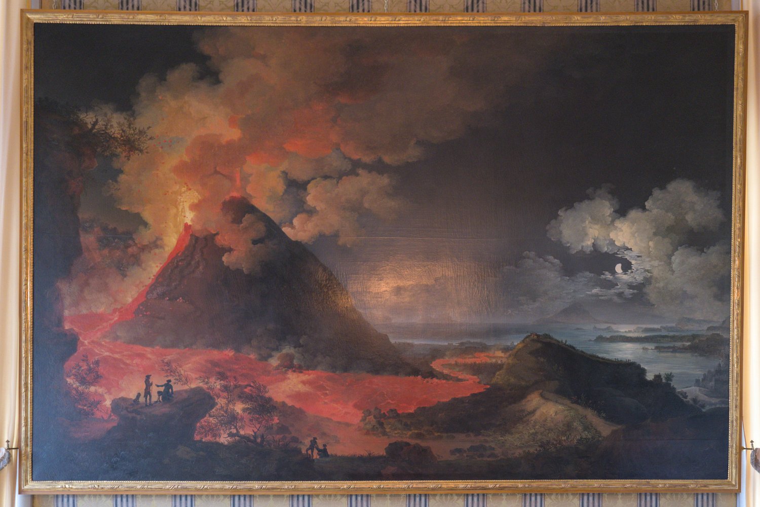 Eruption du Vésuve (Pierre-Jacques Voltaire)