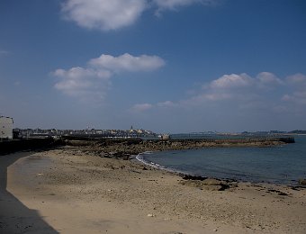 Une plage de Roscoff