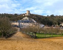 Les jardins et le château