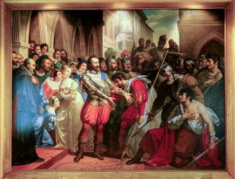 Entrée d'Henri IV à Libourne après la victoire de Coutras (Pierre Jérôme Lordon)