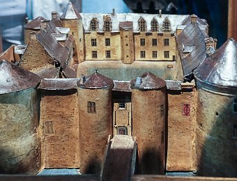 Maquette du château initial