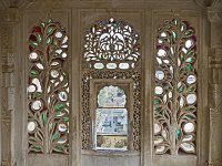 Moti Mahal - Fenêtre et ses jalis (claustras) finement sculptés