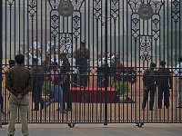 Parade militaire dans New Delhi  Ces parades militaires ont lieu tous les dimances après midi dans le Buddha Javanti Park de New Delhi