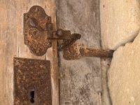 Serrure de la porte romane