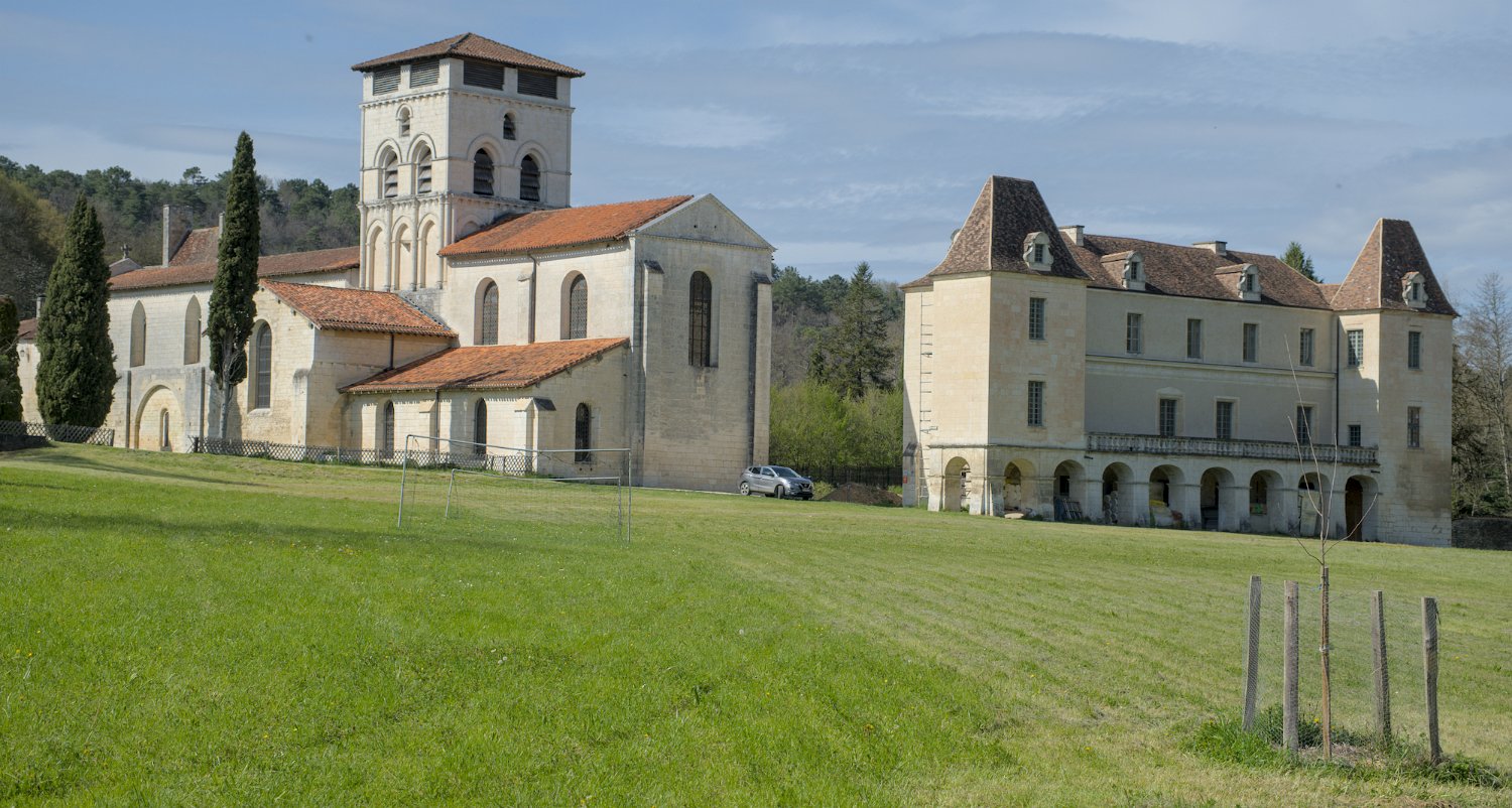 Vue d'ensemble de l'abbaye