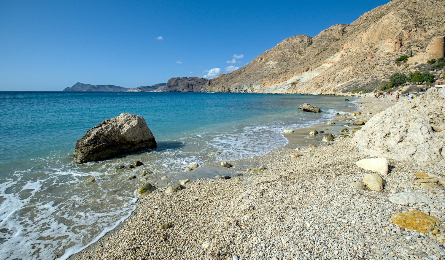 Las Negras - Vue sur la côte depuis la plage de San Pedro