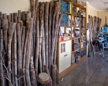 Tabernas - Atelier de fabrication d'objets à partir des tiges de fleurs deagave