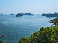 La baie d'Han La vue du sommet de l'ile aux singes