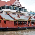 DSC 1459  Cette jonque sur la Chao Phraya ne sert pas au transport mais a été transformée en restaurant
