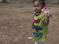 La petite fille de notre chauffeur à Sukkothai